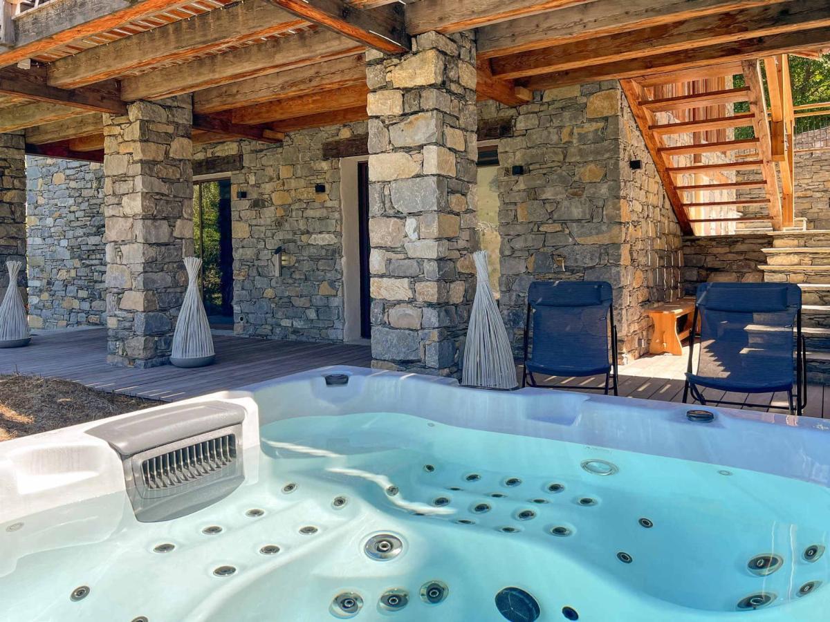 Villa Chalet De Prestige Avec Jacuzzi, Sauna Et Cinema - Fr-1-570-42 à Saint-Martin-de-Belleville Extérieur photo